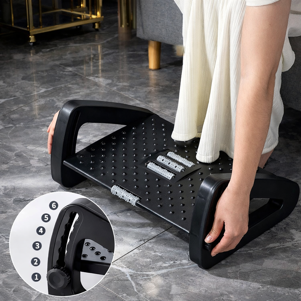 Ergonomic Footrest for Work & Home